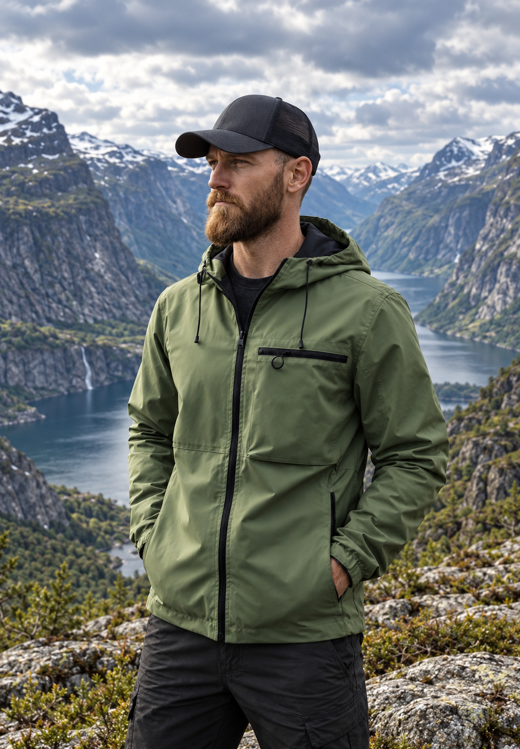 Austin Classic Zip-Up Hooded Jacket