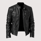 Ethan Men's Faux Leather Biker Jacket
