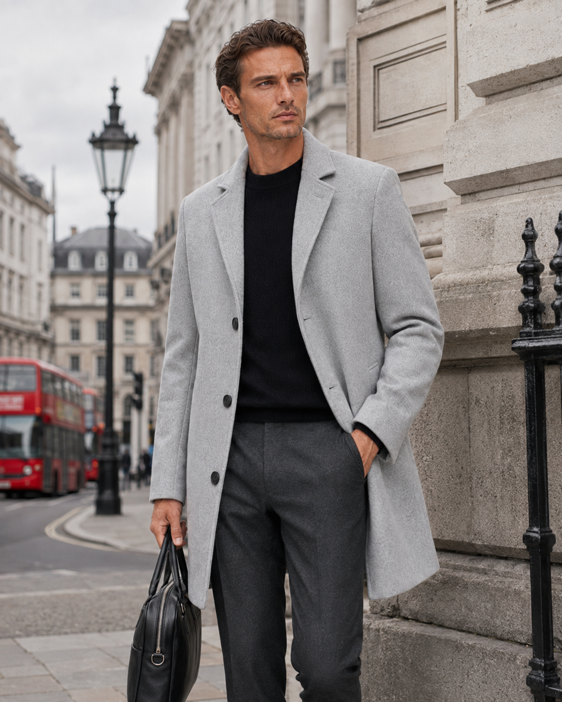 Arthur Insulated Cold Weather Trench Coat
