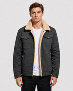 Jasper Sherpa-Lined Corduroy Trucker Jacket