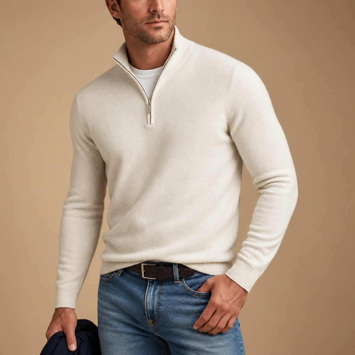 Miles Men's Half-Zip Knit Pullover