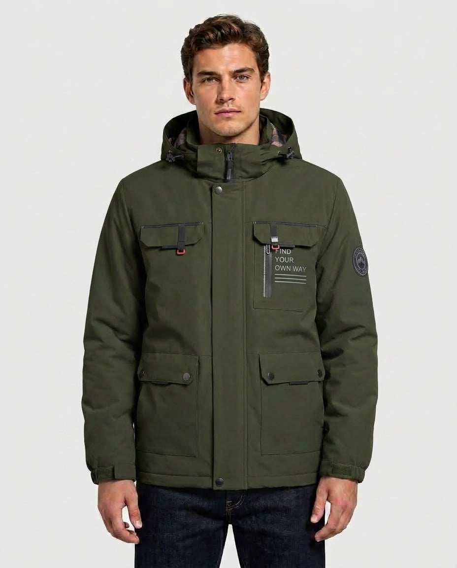 Rowan Waterproof Hooded Outdoor Parka Jacket