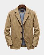Ethan Men's Washed Cotton Denim Blazer
