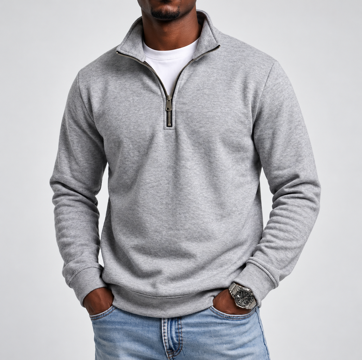 Flynn Men's Half-Zip Fleece Sweatshirt