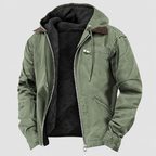 Flynn Men's Fleece Lined Hooded Workwear Jacket