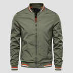 Julian Men's Lightweight Trimmed Bomber Jacket