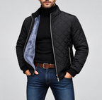 Mason Men's Diamond Quilted Fleece Lined Jacket