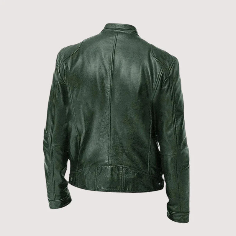 Men's Classic Faux Leather Jacket