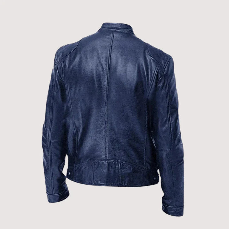Men's Classic Faux Leather Jacket