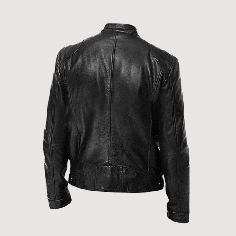 Men's Classic Faux Leather Jacket