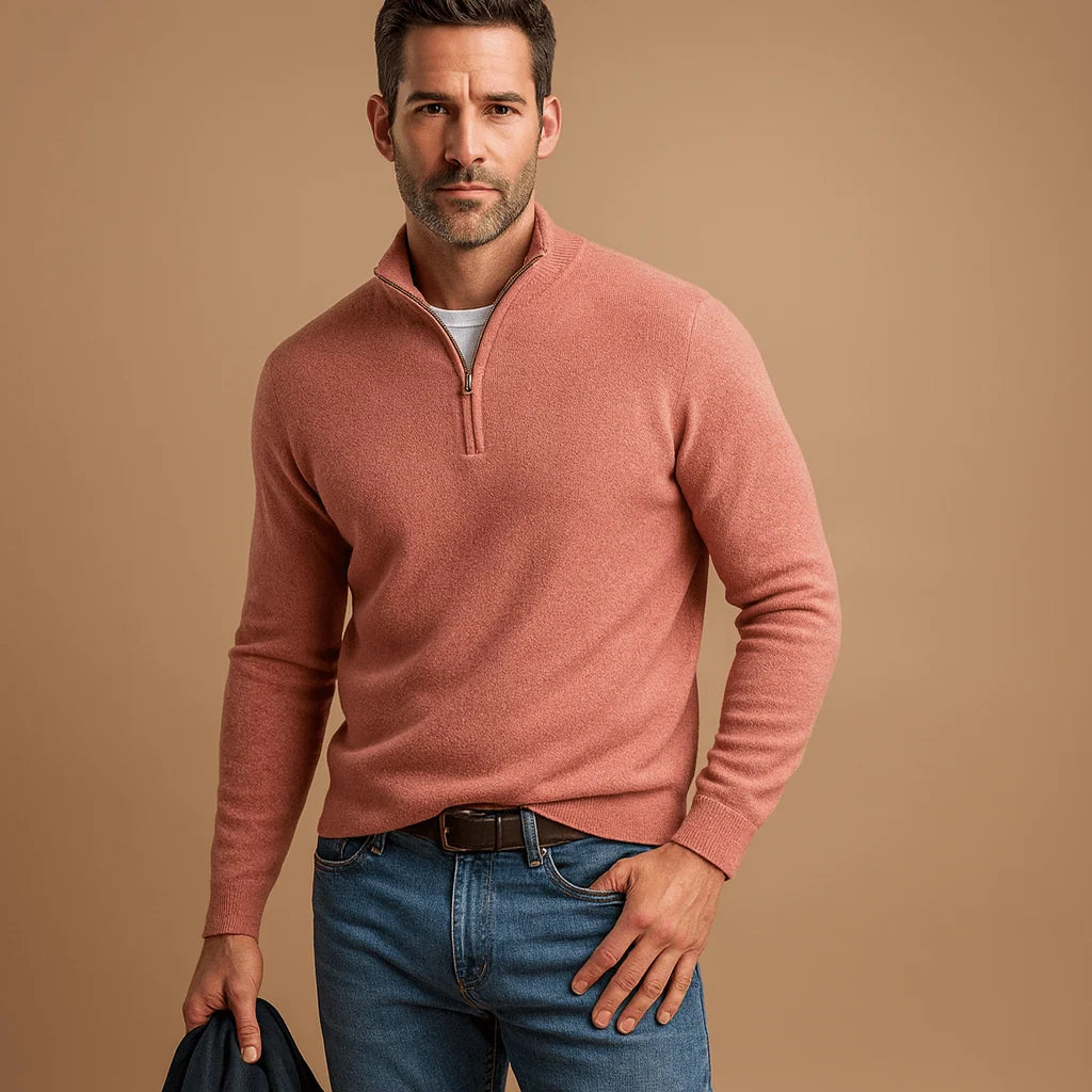 Men's Classic Half-Zip Jumper