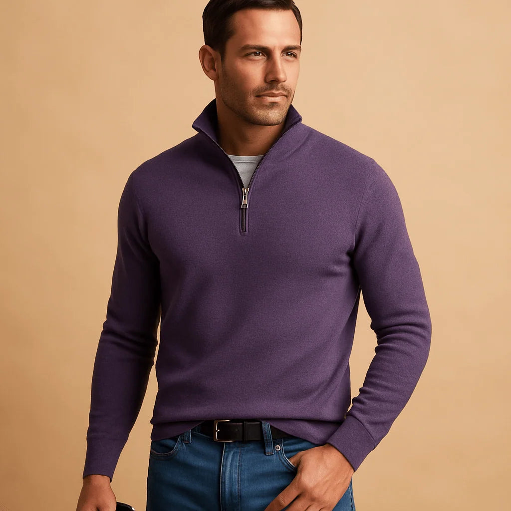 Men's Classic Half-Zip Jumper
