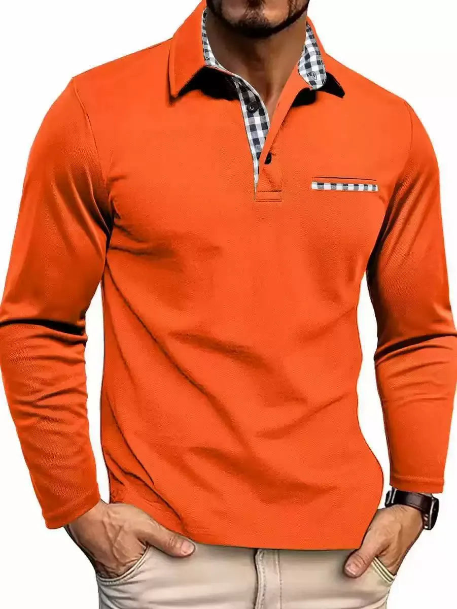 Men's Classic Long Sleeve Polo