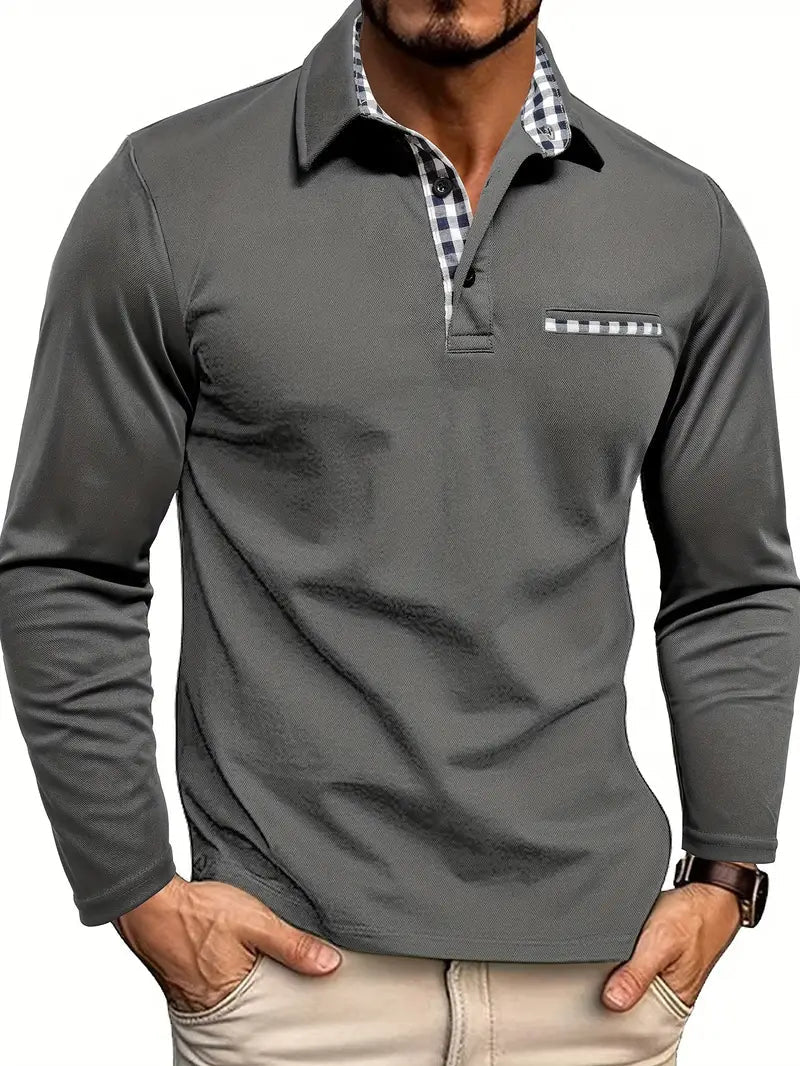 Men's Classic Long Sleeve Polo