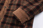 Men's Classic Plaid Button-Front Jacket