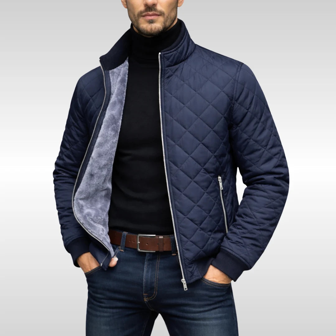 Men's Classic Quilted Winter Jacket