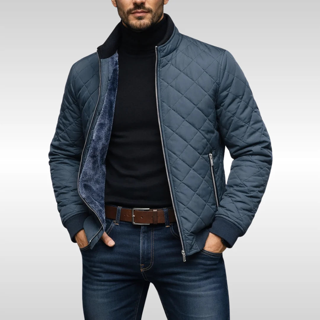 Men's Classic Quilted Winter Jacket