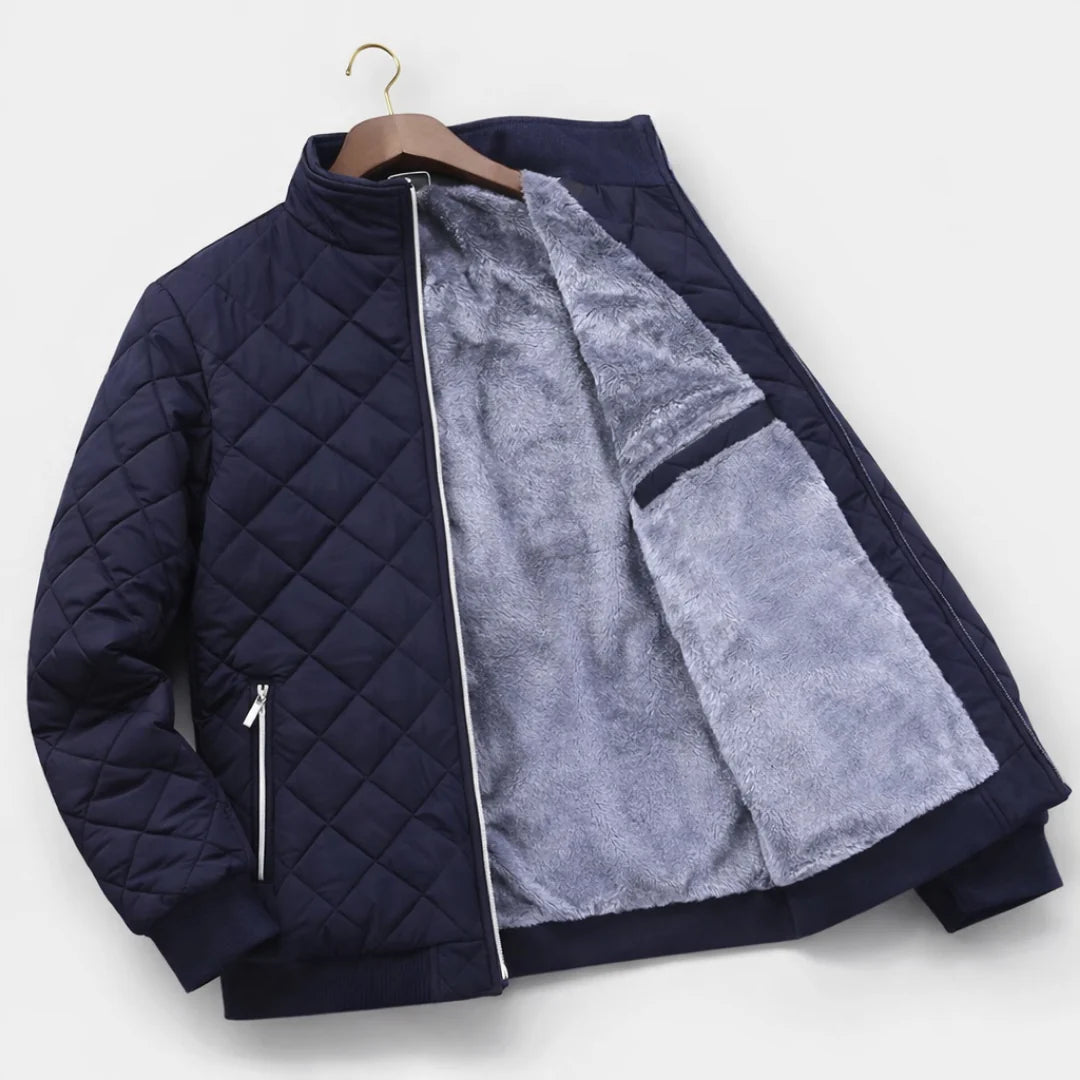 Men's Classic Quilted Winter Jacket