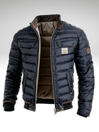 Men's Classic Quilted Zip-Up Jacket