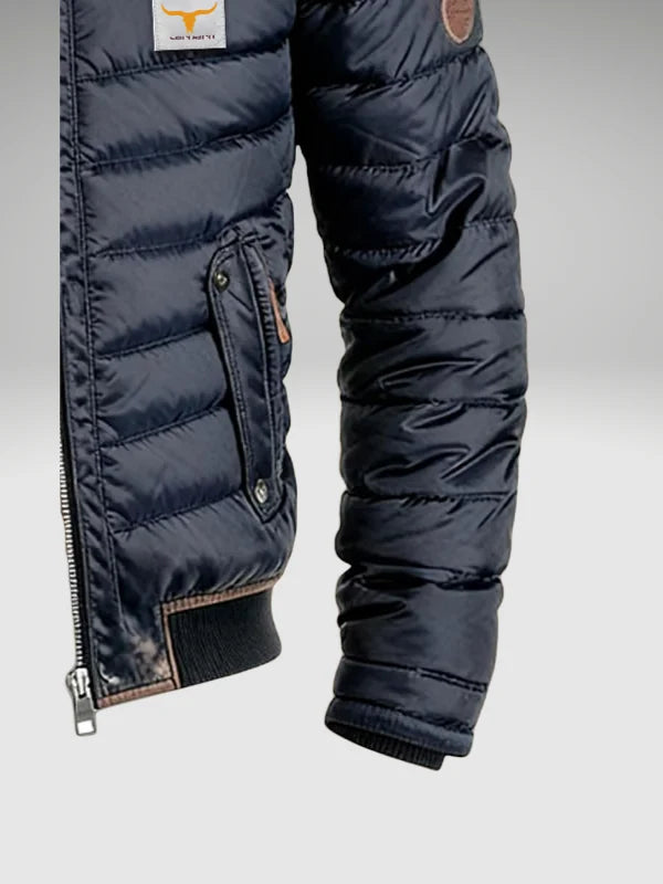 Men's Classic Quilted Zip-Up Jacket