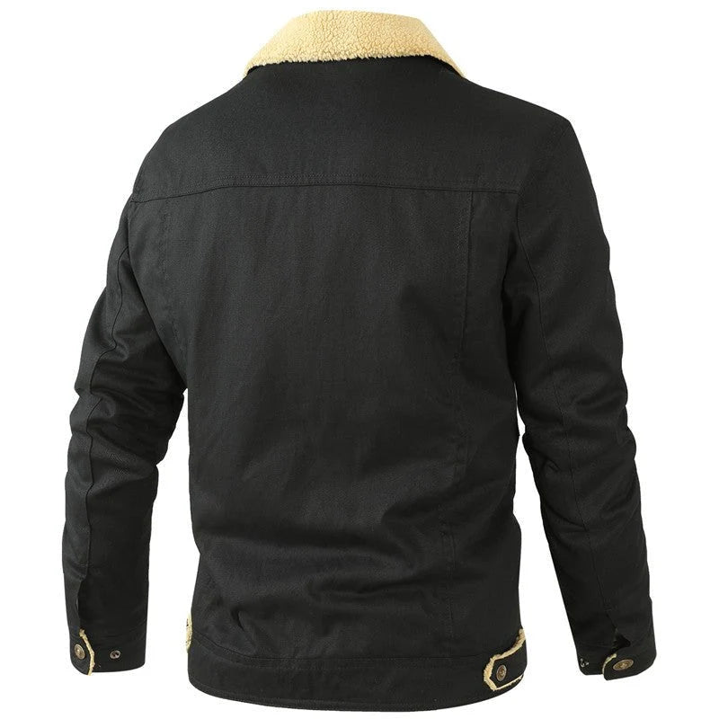 Men's Classic Sherpa Lined Winter Jacket