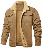 Men's Classic Sherpa Lined Winter Jacket