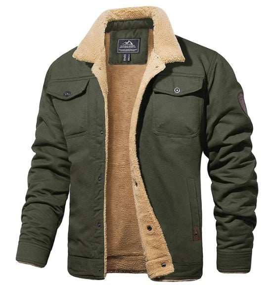 Men's Classic Sherpa Lined Winter Jacket