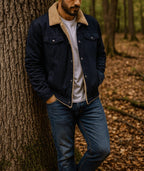 Men's Classic Sherpa Lined Winter Jacket