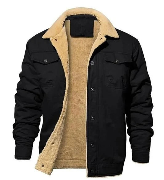 Men's Classic Sherpa Lined Winter Jacket