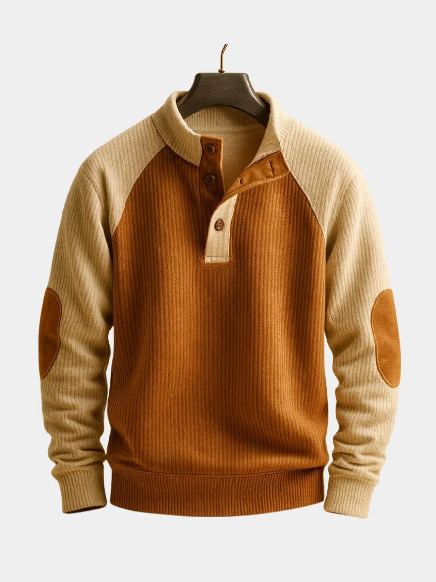 Men's Classic Textured Knit Jumper