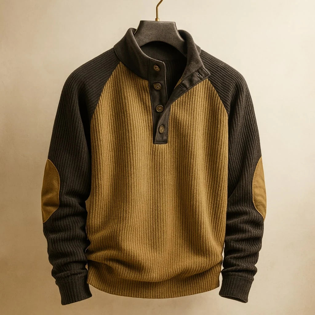 Men's Classic Textured Knit Jumper
