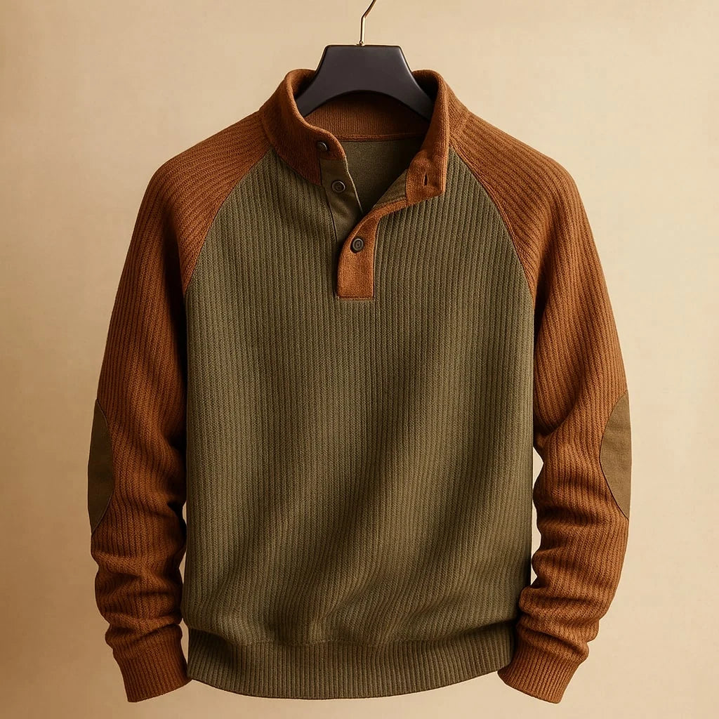 Men's Classic Textured Knit Jumper