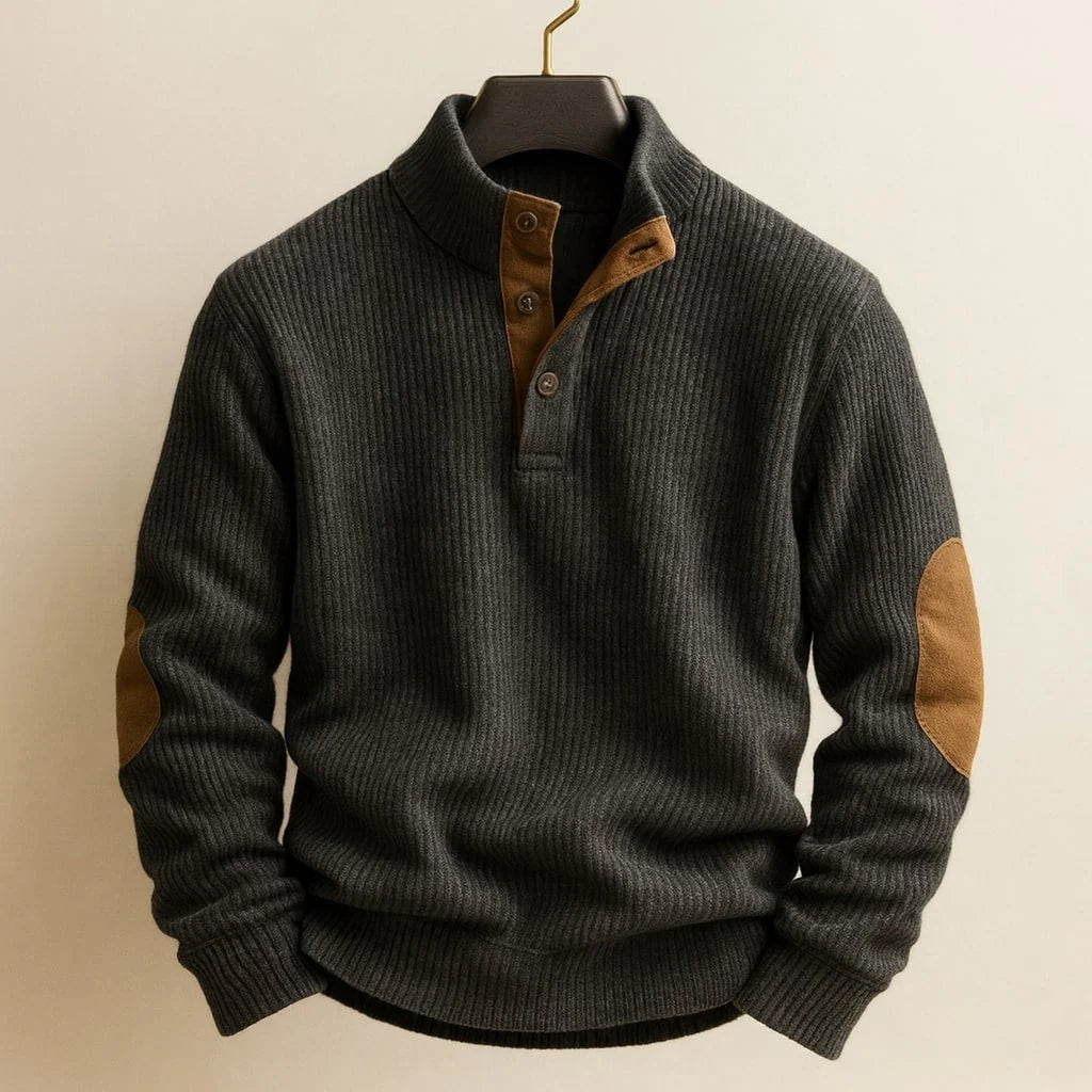 Men's Classic Textured Knit Jumper