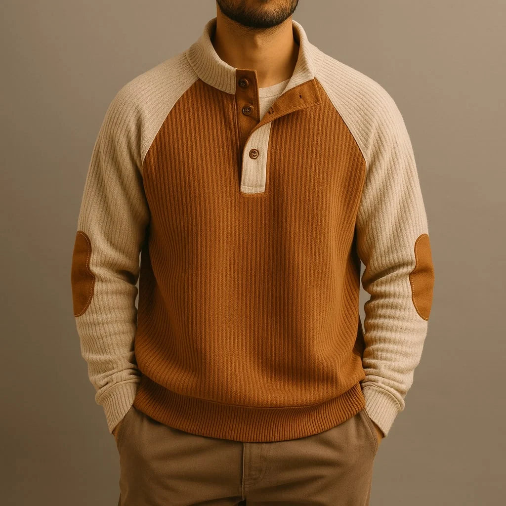 Men's Classic Textured Knit Jumper