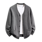 Men's Classic V-Neck Knit Cardigan