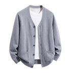 Men's Classic V-Neck Knit Cardigan