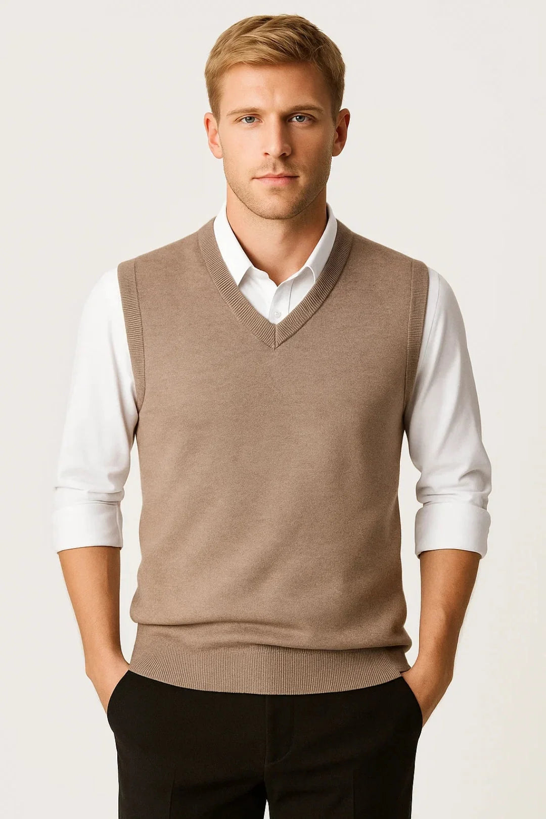 Men's Classic V-Neck Sweater Vest