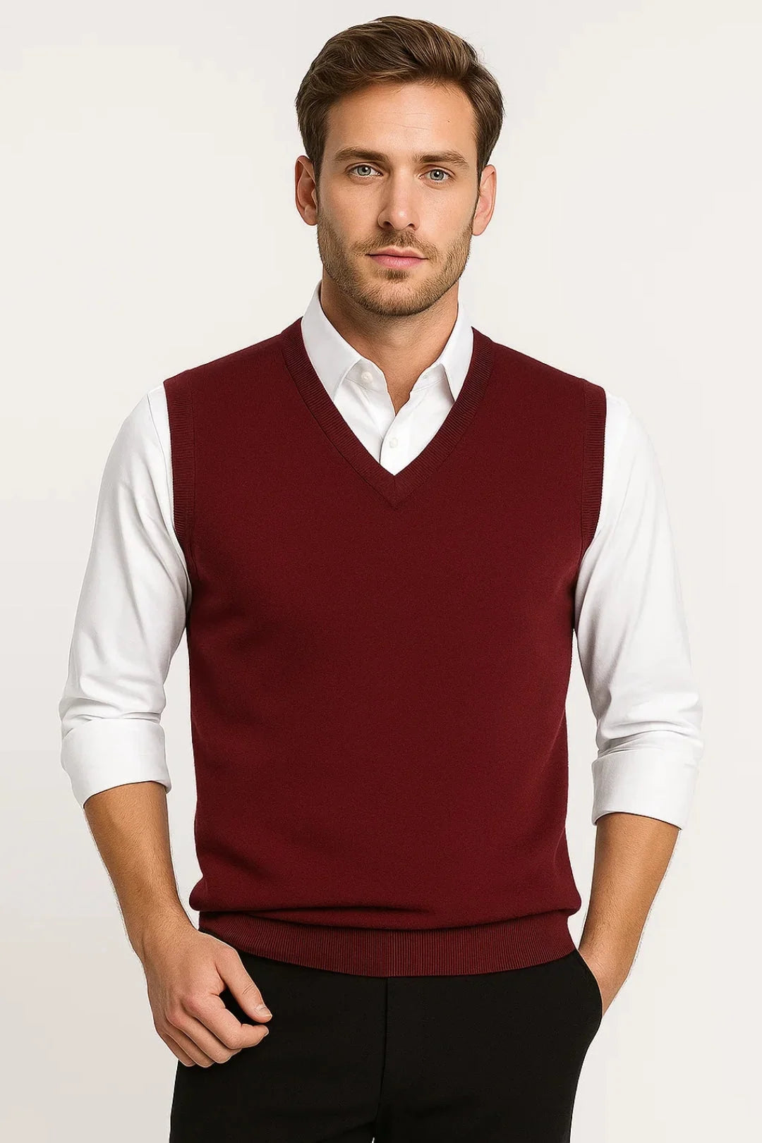 Men's Classic V-Neck Sweater Vest