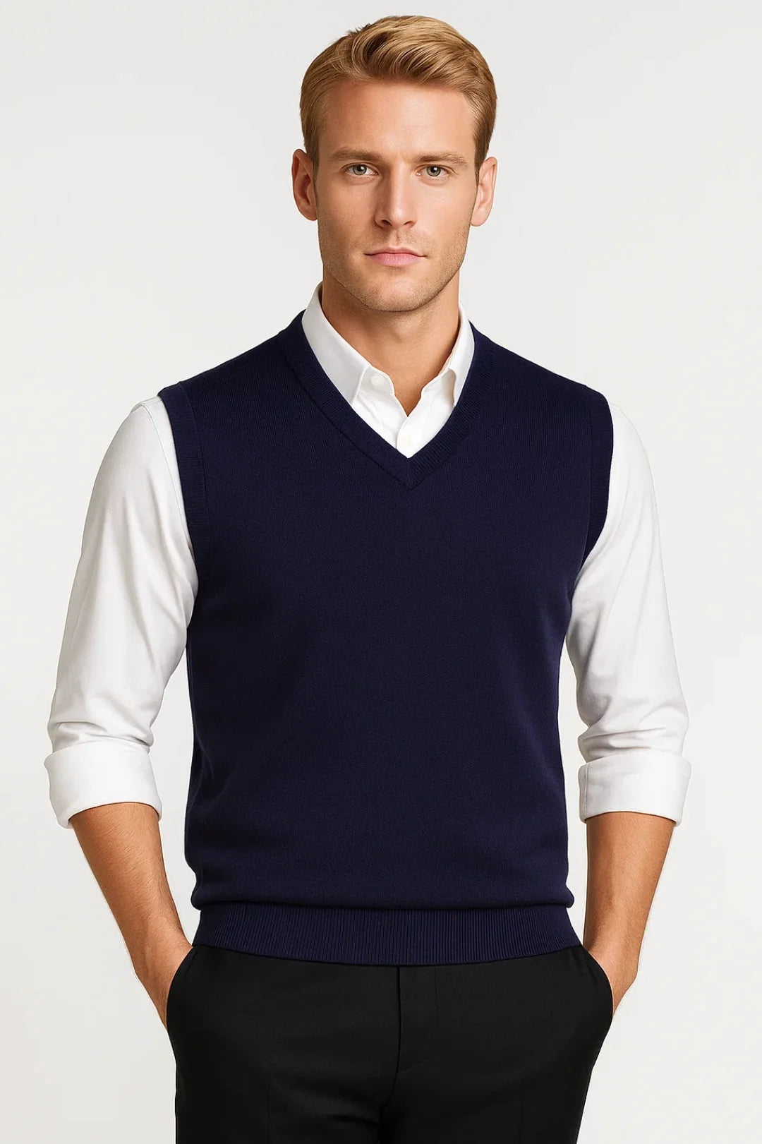 Men's Classic V-Neck Sweater Vest