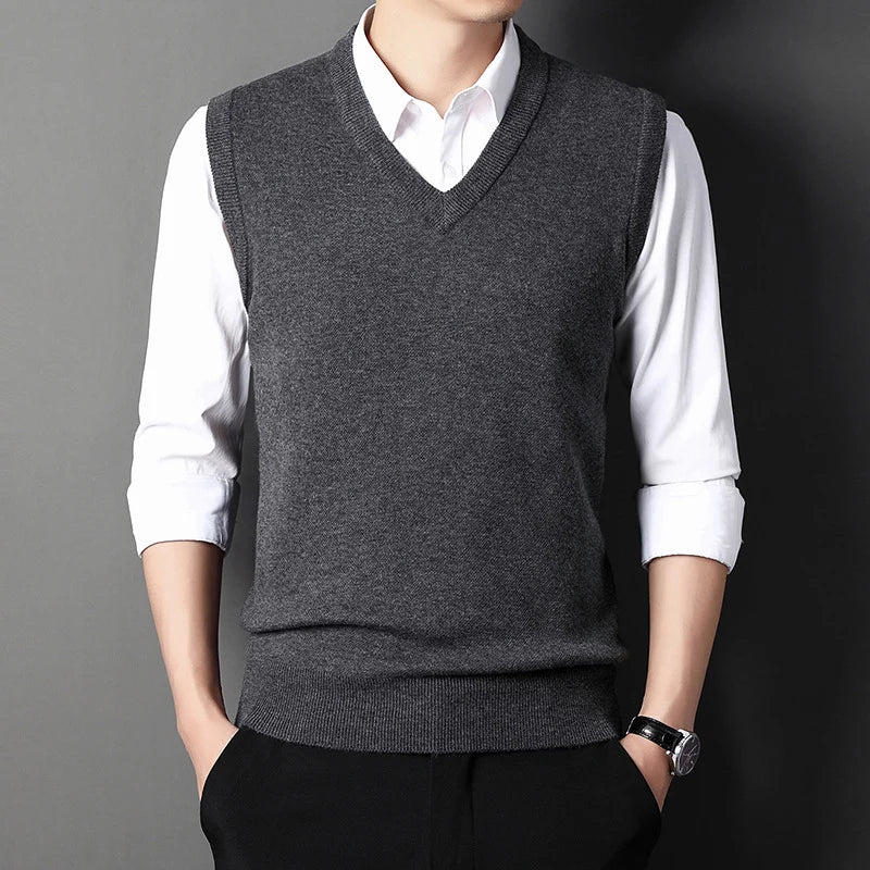 Men's Classic V-Neck Sweater Vest