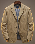 Men's Classic Washed Denim Blazer