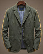 Men's Classic Washed Denim Blazer