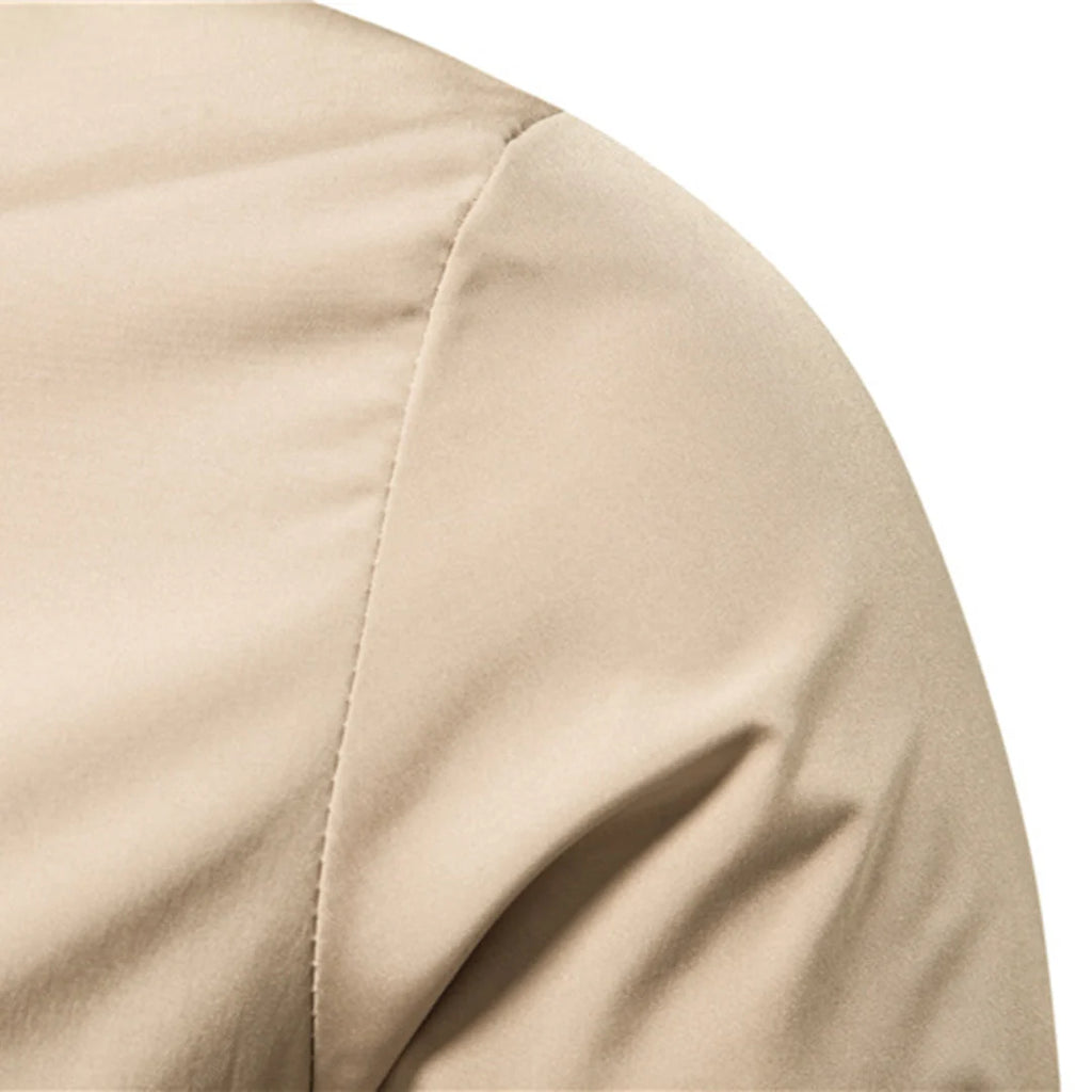 Men's Classic Zip-Up Bomber Jacket