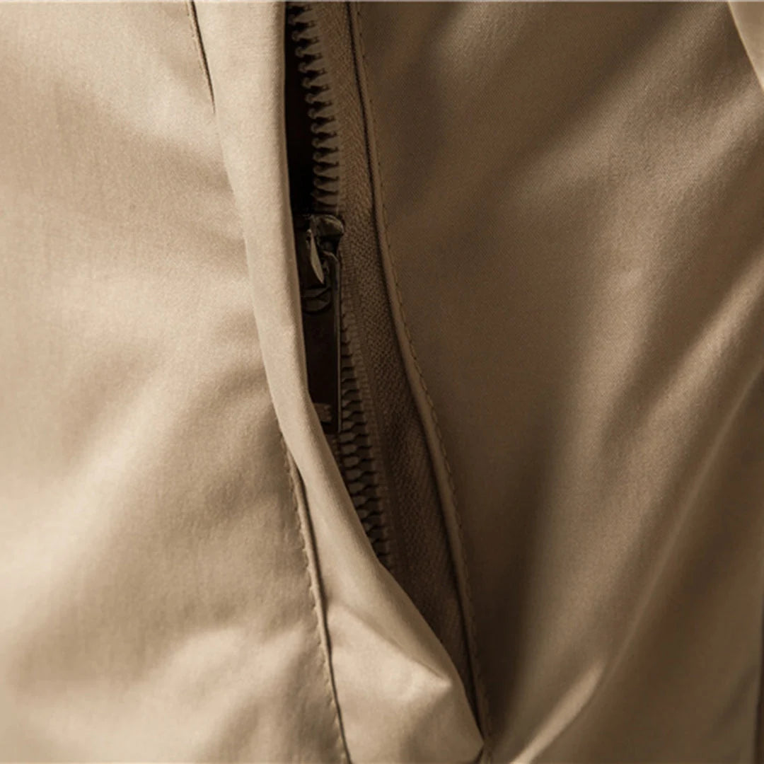 Men's Classic Zip-Up Bomber Jacket