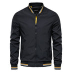 Men's Classic Zip-Up Bomber Jacket
