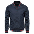 Men's Classic Zip-Up Bomber Jacket