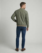 Men's Classic Zip-Up Bomber Jacket