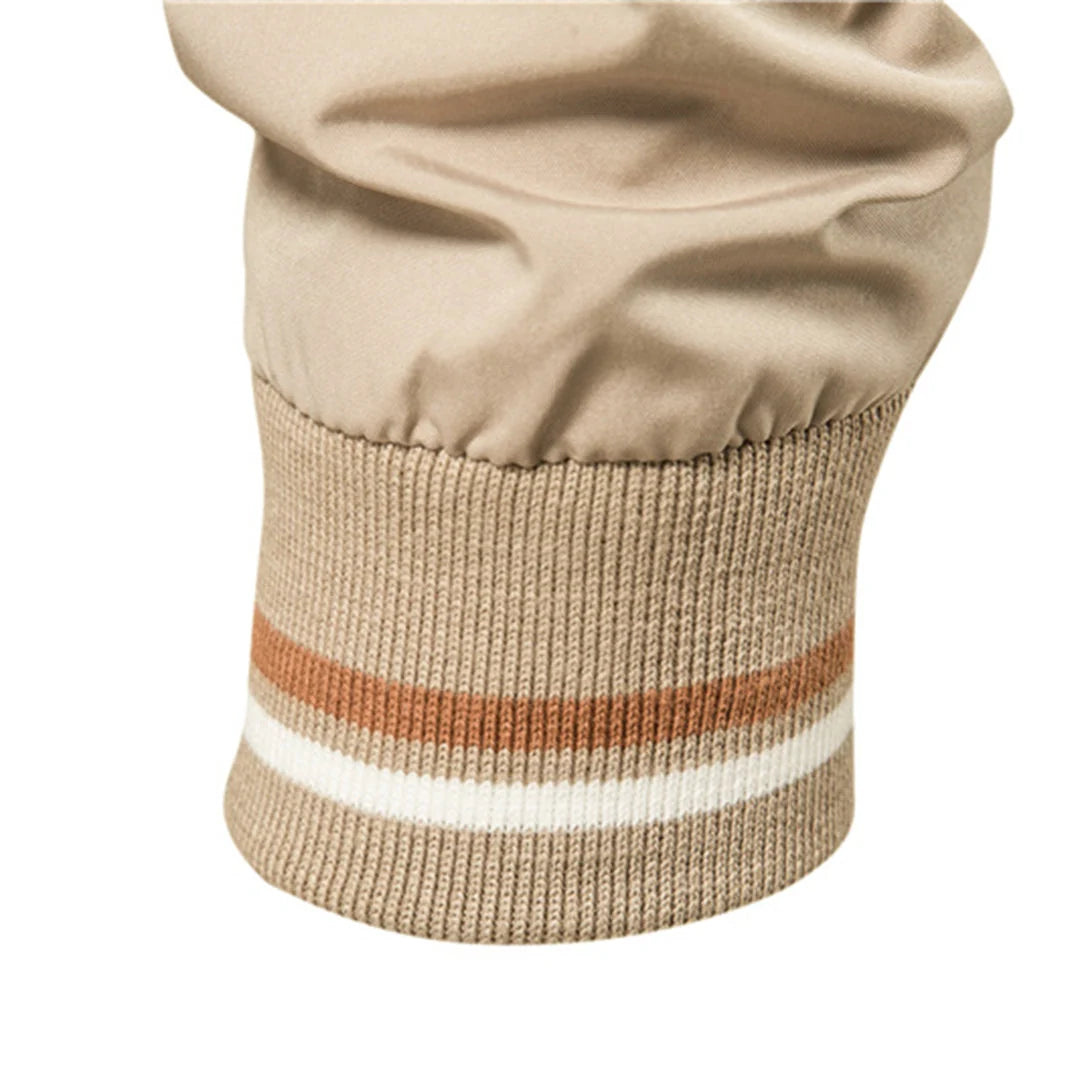 Men's Classic Zip-Up Bomber Jacket