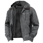 Men's Classic Zip-Up Hooded Jacket