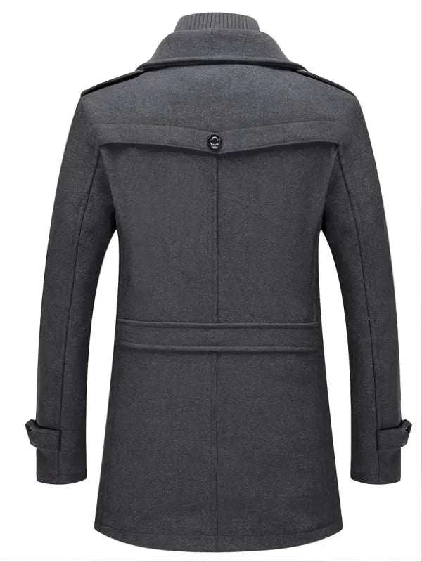 Men's Classic Zip-Up Winter Coat
